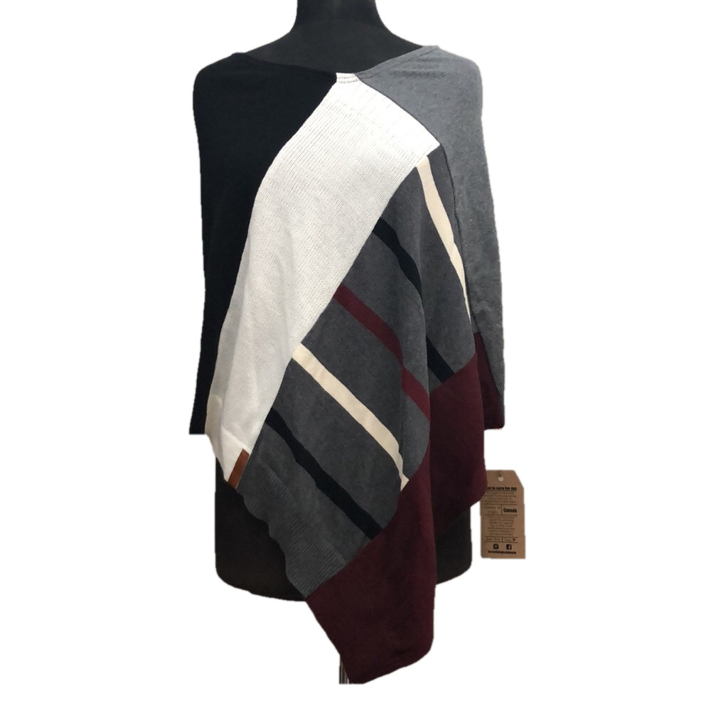 Canadian Made! 3r Clothing Poncho, NWT